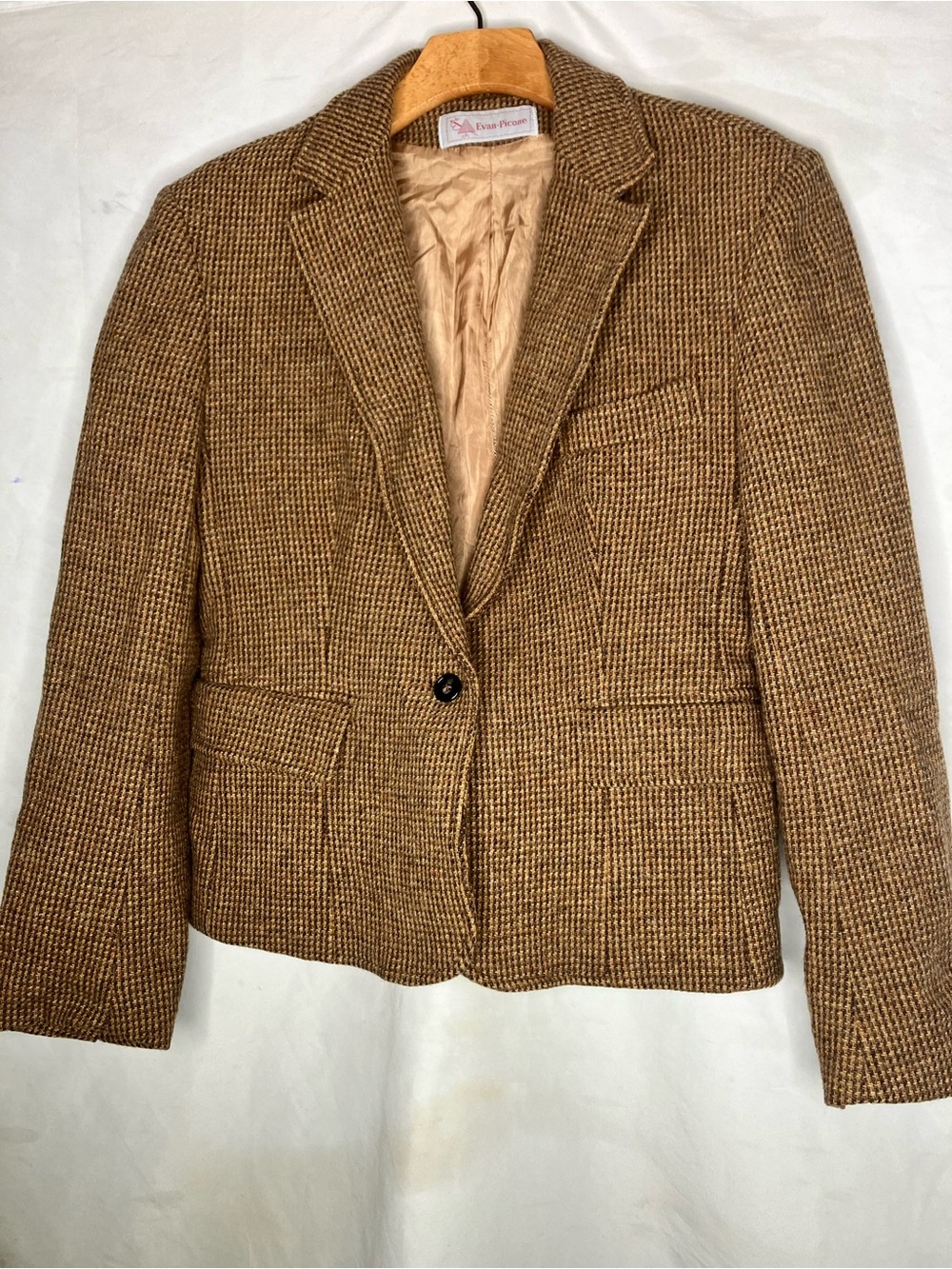 Evan Picone wool tweed blazer